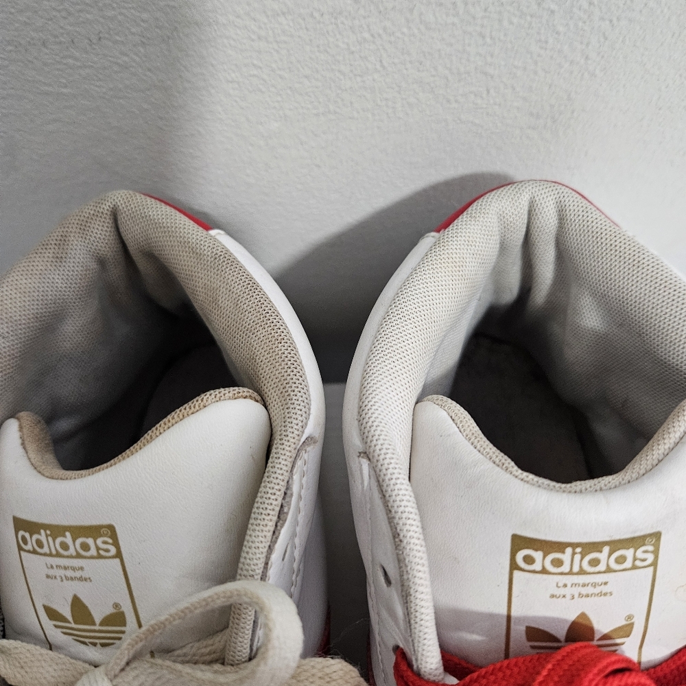 Adidas Men's Pro Model Shell Toe High Tops - Picture 7 of 9